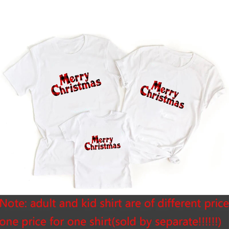thumbnail image 1 of 1 pieza de camiseta a juego familiar de Feliz Navidad, camiseta divertida para mamá, papá, hija e hijo, ropa para mamá, papá, niños y bebés, 1 of 5