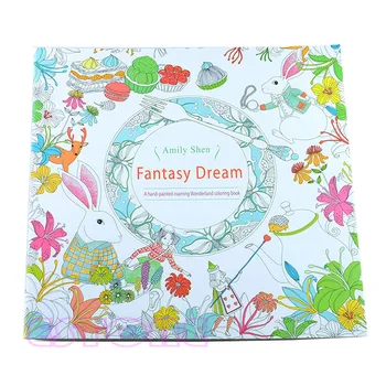 

New Novelty Unisex Child Adult Fantasy Dream In Art Therapy Colouring Books