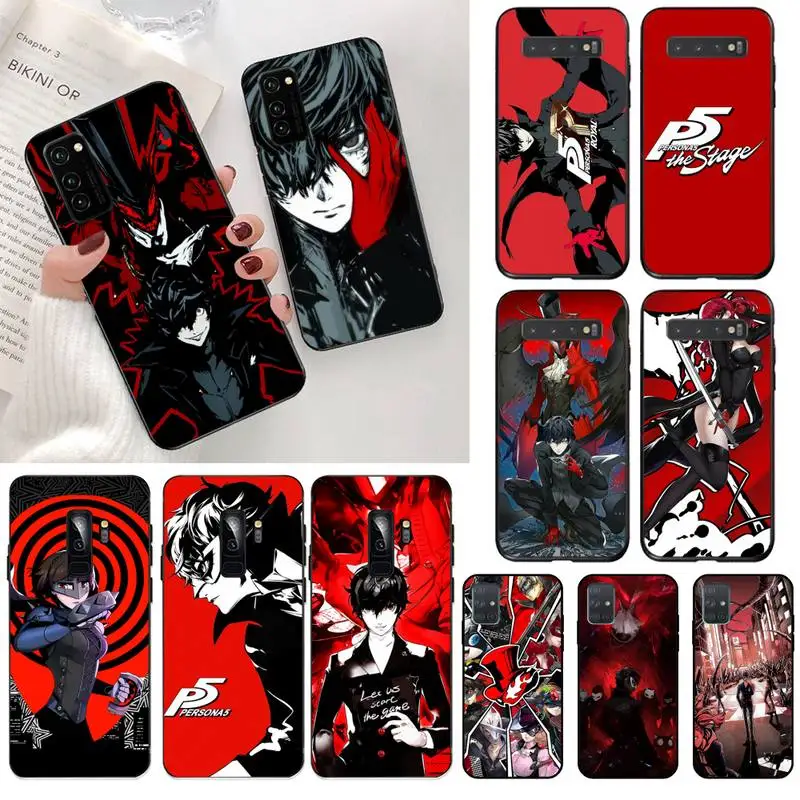 Чехол для телефона РПГ P5 P Persona 5 Samsung S20 plus Ultra S6 S7 edge S8 S9 S10 5G lite 2020 | Мобильные