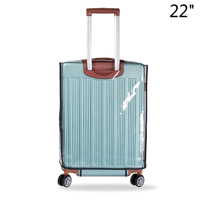 20-30'' Waterproof PVC Transparent Travel Luggage Protector Suitcase Dust Cover for Travel Accessories Anti-scratch Protect Cover luggage cover