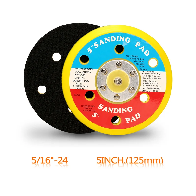 NEFLUM Disques De Support De Ponçage À Crochet Et Boucle, Filetage M6 Pour Perceuse À Disque De Ponçage, Tampons De Polissage En Papier De Verre Abrasif, 50mm 70mm,50mm