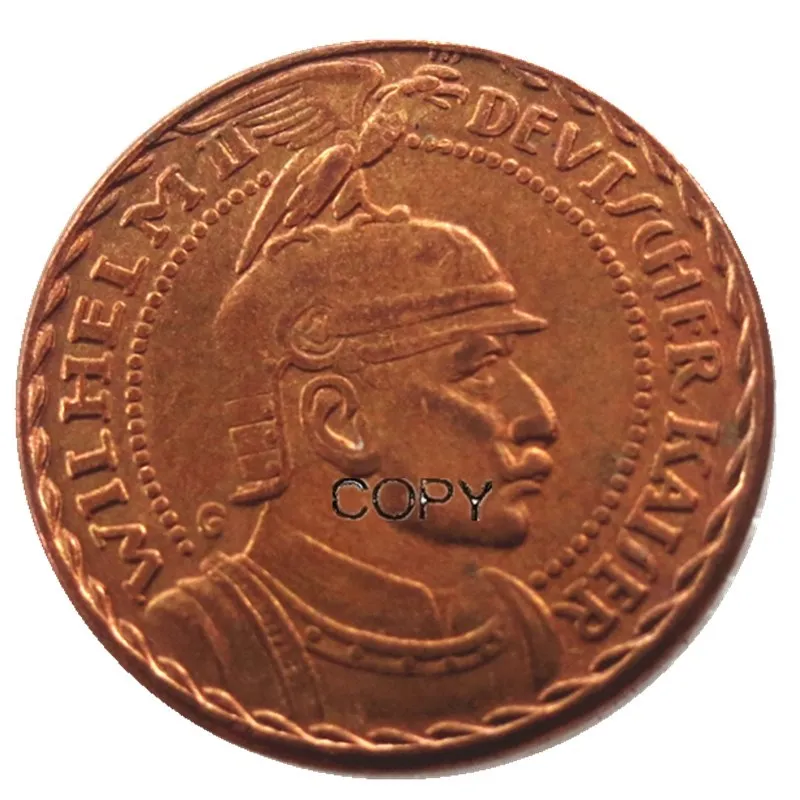 Пруссия (Германия) 10 Mark 1913 Proof-бронзовый узор-копия монеты Вильгельма II | Дом и сад