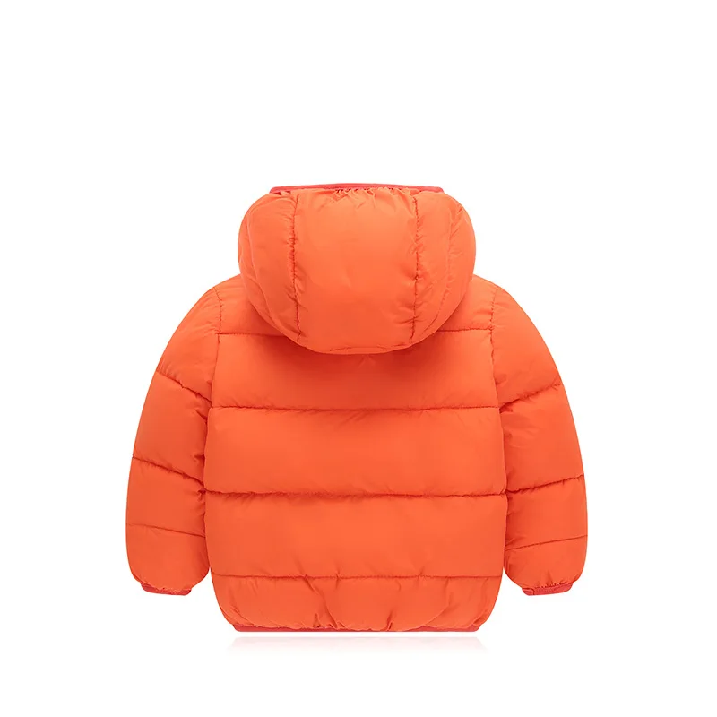 

Autumn And Winter New Style Children plus Velvet down Jacket Cotton-padded Clothes Short Men And Women Children Thick Hooded Cot