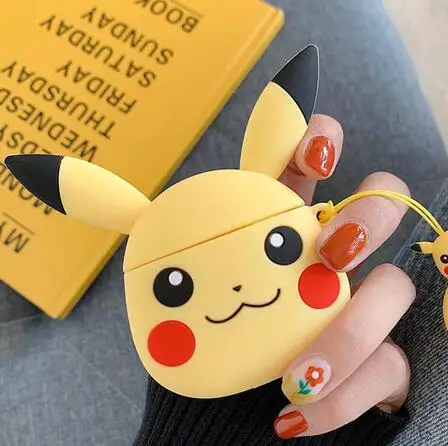 3D мультфильм bluetooth наушники чехол для Apple Airpods защитный чехол милый модный Pokeball Мягкий силиконовый чехол сумка для наушников Капа - Цвет: style 9