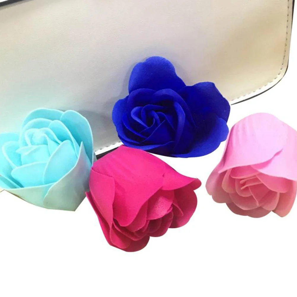 18 шт набор для свадьбы Роза День Святого Валентина цветок ванны Лепесток для женщин моделирование с подарочной коробкой лицо