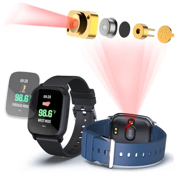 

CV06 Smart Watch Body temperature blood pressure exercise fitness tracking Message Sports watch For ios android Men Women Watch