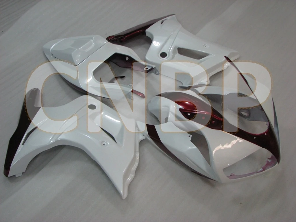 SV 1000 2003 2013 Abs Fairing SV 650 2006 White Red Full Body Kits