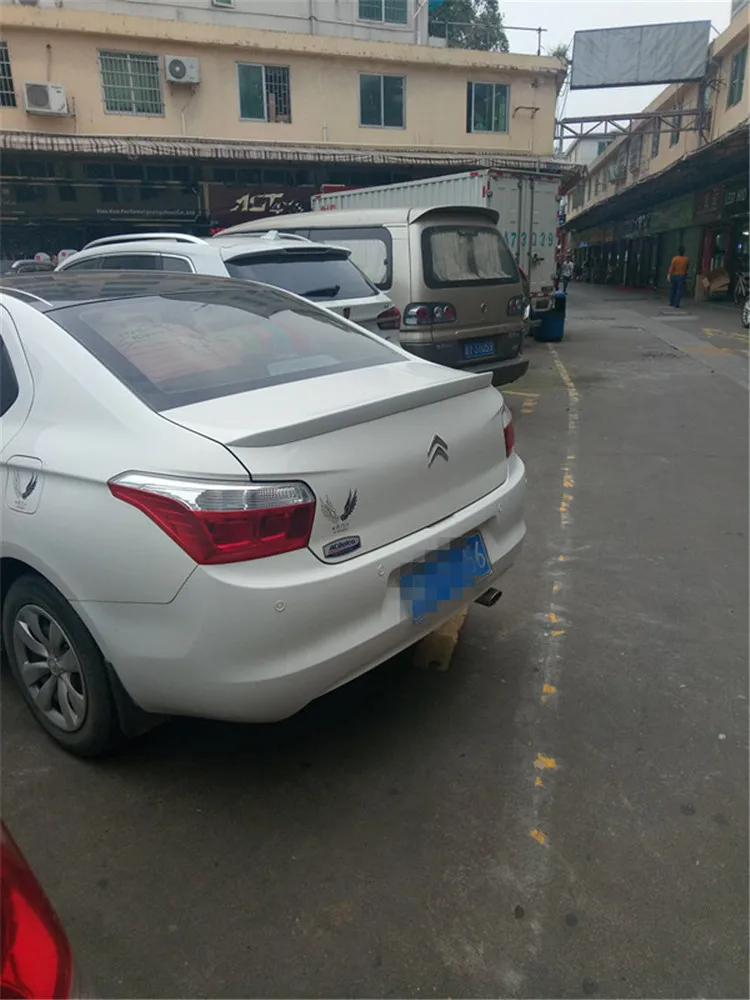 Спойлер для Citroen C4 2014 2018 спойлер из АБС пластика C4L цветной задний крыла