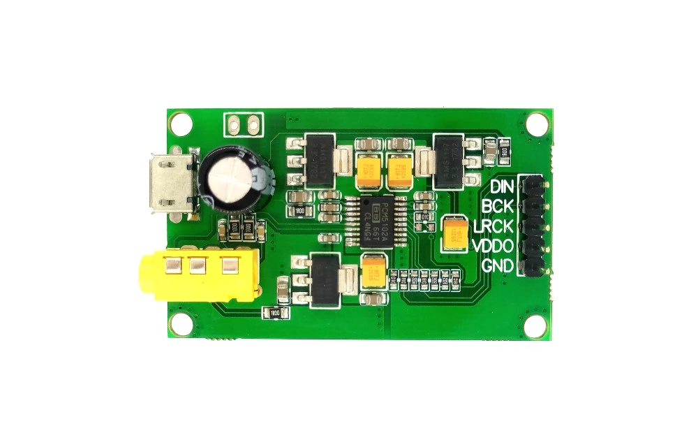PCM5102A I2S цифровой интерфейс IIS аудио вход, DAC аудио декодер доска к разъему USB аналоговый Выход