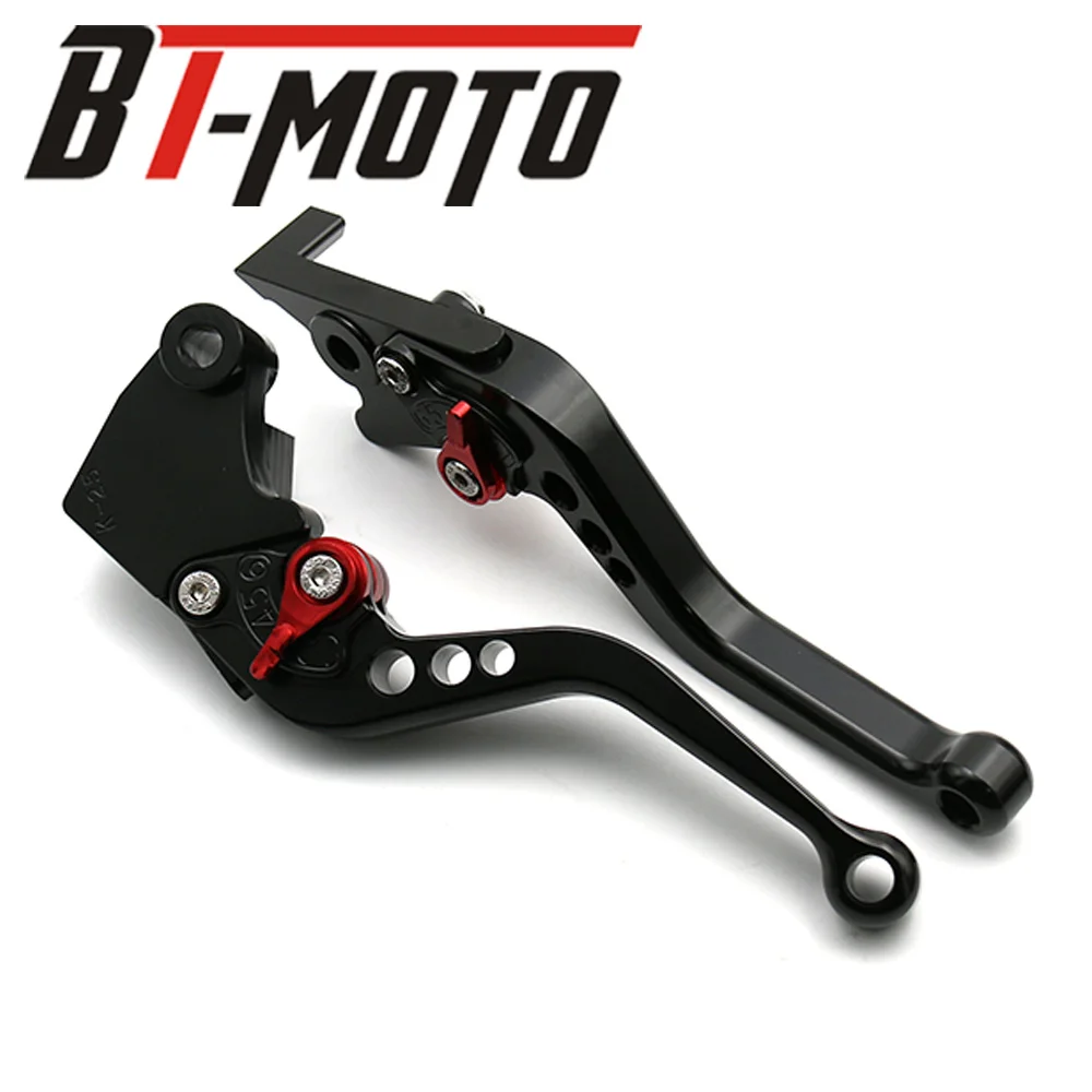 MT07 MT09 ЧПУ Короткие/Длинные сцепные рычаги для Yamaha FZ1 фазер FZ6R FZ8 XJ6 FZ6 MT-07 09 FZ-09 XSR700 XSR900 - Цвет: short black