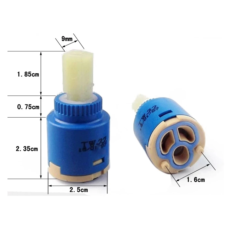 MTTUZK and retail ceramic spool faucet accessories 25/35/40mm hot and cold water valve Faucet Cartridge
