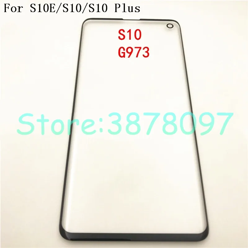 Для Samsung Galaxy S10e S10 G973 G973F Plus G975 G975F Переднее стекло ЖК внешняя панель сенсорный