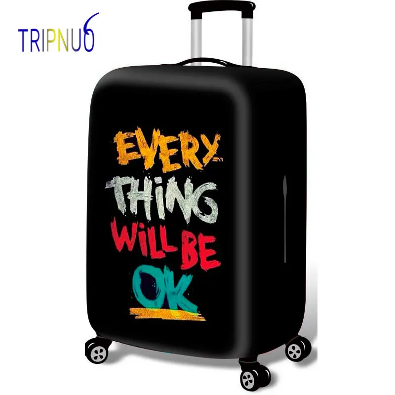 Case-Covers Luggage-Protective-Cover Suitcase Travel-Accessories Letter Elastic TRIPNUO