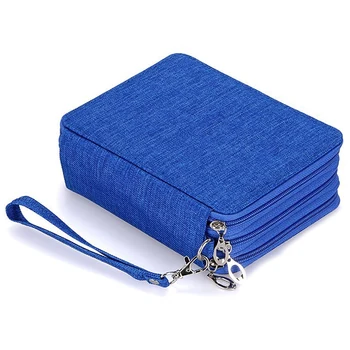 

School Pencil Case for Girls Boys Oxford Pentel Pen Bag 72 Holes Large Pencil Case Multi Layer Waterproof Box Stationery Supply