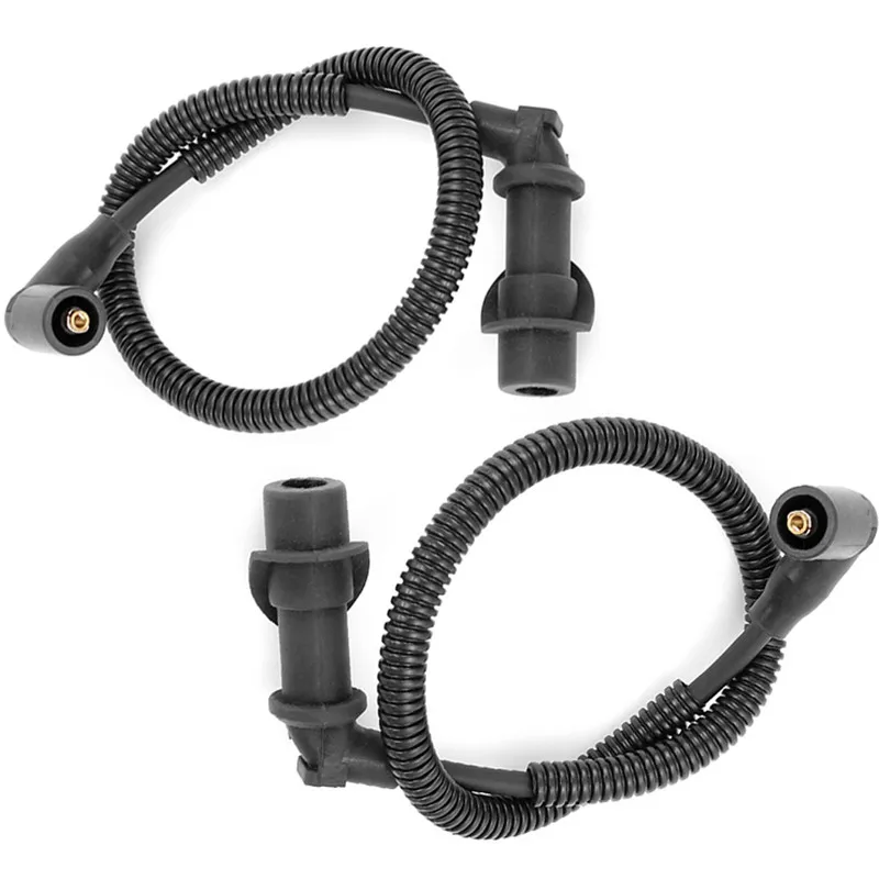 2pcs New Ignition Coil Spark Plug Wire For Polaris Sportsman Ranger Rzr