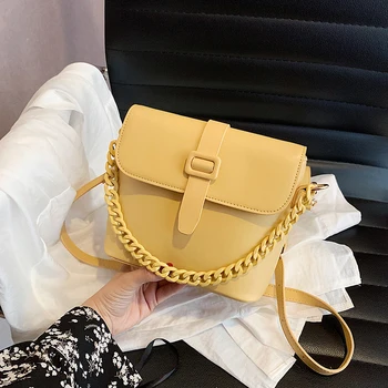 

NEW French Design Fashion Chain Bucket Bag Handbag & Elegant Shoulder Bag Messenger Bag Width 21cm Height 18cm Thickness 8cm