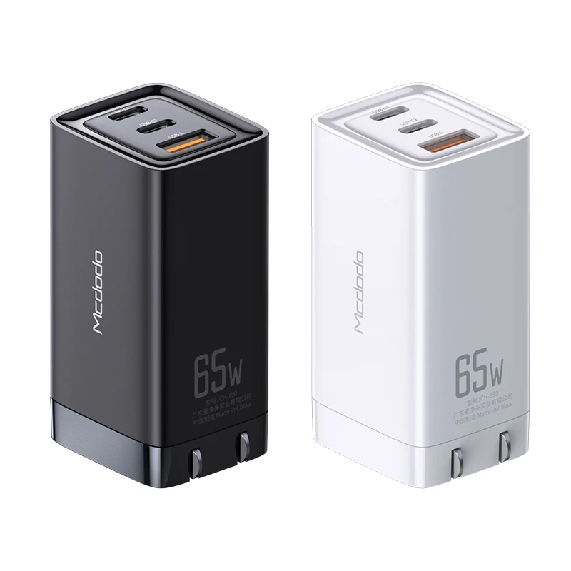 Зарядное устройство сетевое с USB портами и поддержкой быстрой зарядки 65