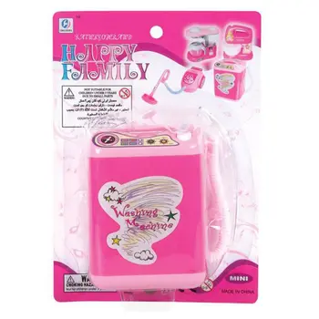 

Simulation Washing Machine Toy Baby Home Laundry Mini Pretend Play Toy for Kids 72XC