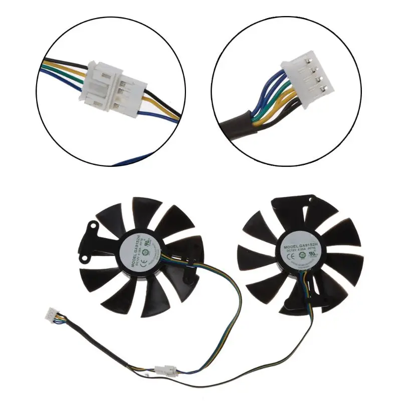 Новый 85 мм GA91S2H DC 12 В 0.35A 4Pin охлаждающий вентилятор Замена для Zotac GTX 1060 GTX950 1050Ti