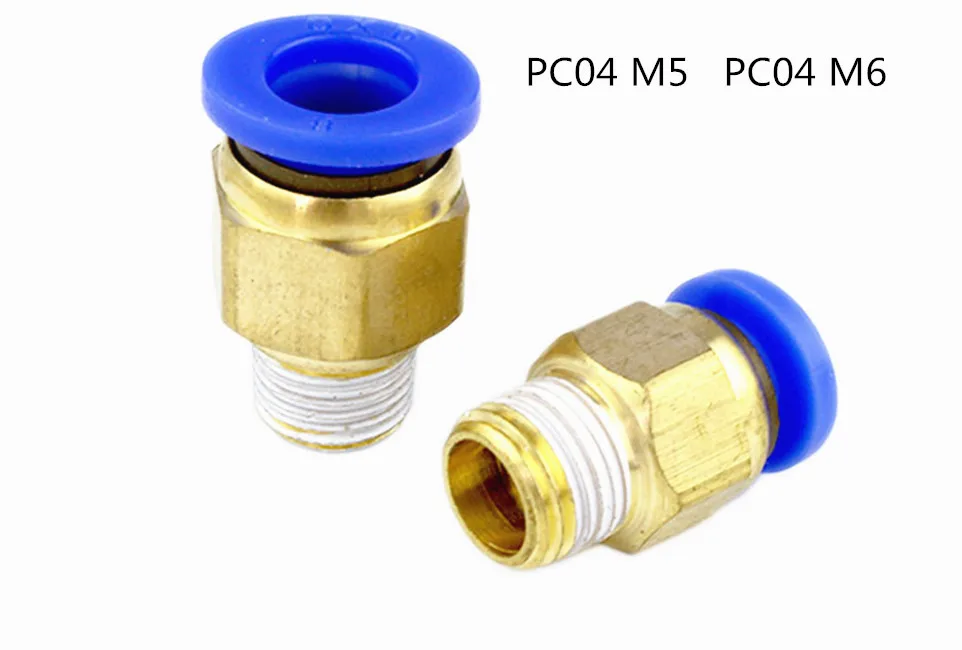

10PCS Pneumatic quick tube fitting PC04 M5