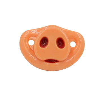 

Baby Appease Pacifier Pig Nose Cute Funny Relaxed Appease Pacifier High Quality Safety Rest Assured Appease Pacifiers
