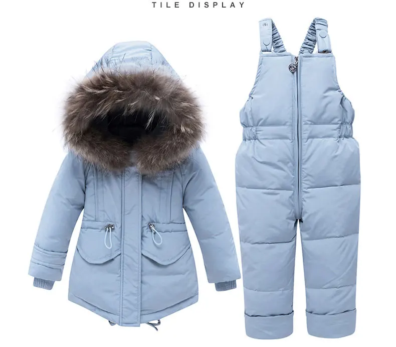 Baby Clothing Sets Newborn Winter Autumn White Duck Down 0-24 Monthes Warm Dirtyproof Windproof Girls Jacket baby Training suit