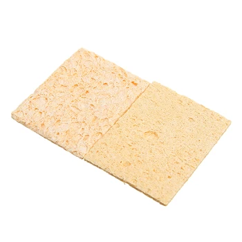 

2pcs Cleaning Sponge Electric Soldering Iron Welding Station Cleaner Pads Enduring Temperature Iron Welding Reapir Tool