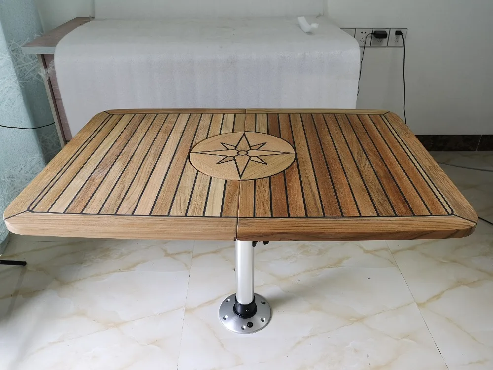 470/960*650 мм Складная столешница из тика с морской лодкой Nautic Star ...