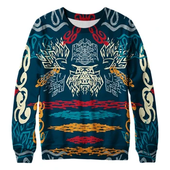 

America Anime3D print man sweatshirt O-neck Hoodies 2020 Spring Winter Hot Sale Casual Loose Fit Hip Hop Fashoin Pullover