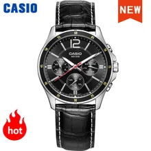Zegarek Casio męska luksusowa marka zestaw kwarcowy wodoodporny 50m wojskowy sportowy zegarek męski bransoletka ze stali nierdzewnej zegarek męski wielofunkcyjny zegarek biznesmena zegarek analogowy MTP-1374L-1A