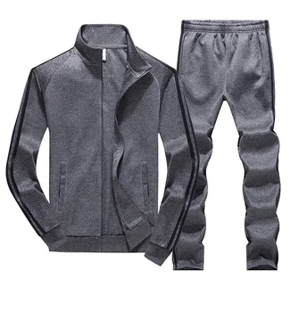 

Men's two-piece spring-autumn three-stripe sweatshirt