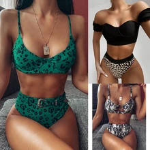 New Women's Swimming Suit Two-piece Suit Sexy Bikini Push Up Female Swimsuit Summer Swimwear Separate Women's Swimsuit Brazilian