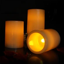 Lampe à bougies LED sans flamme, alimentée par batterie, pour mariage, noël, nouvel an, décoration intérieure et extérieure, 8 4 pièces
