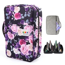 

300 Slots Large Capacity Pencil Bag Colored Pencil Holder Watercolor Markers Organizer Gel Pens Case Stationery Pouch Gifts