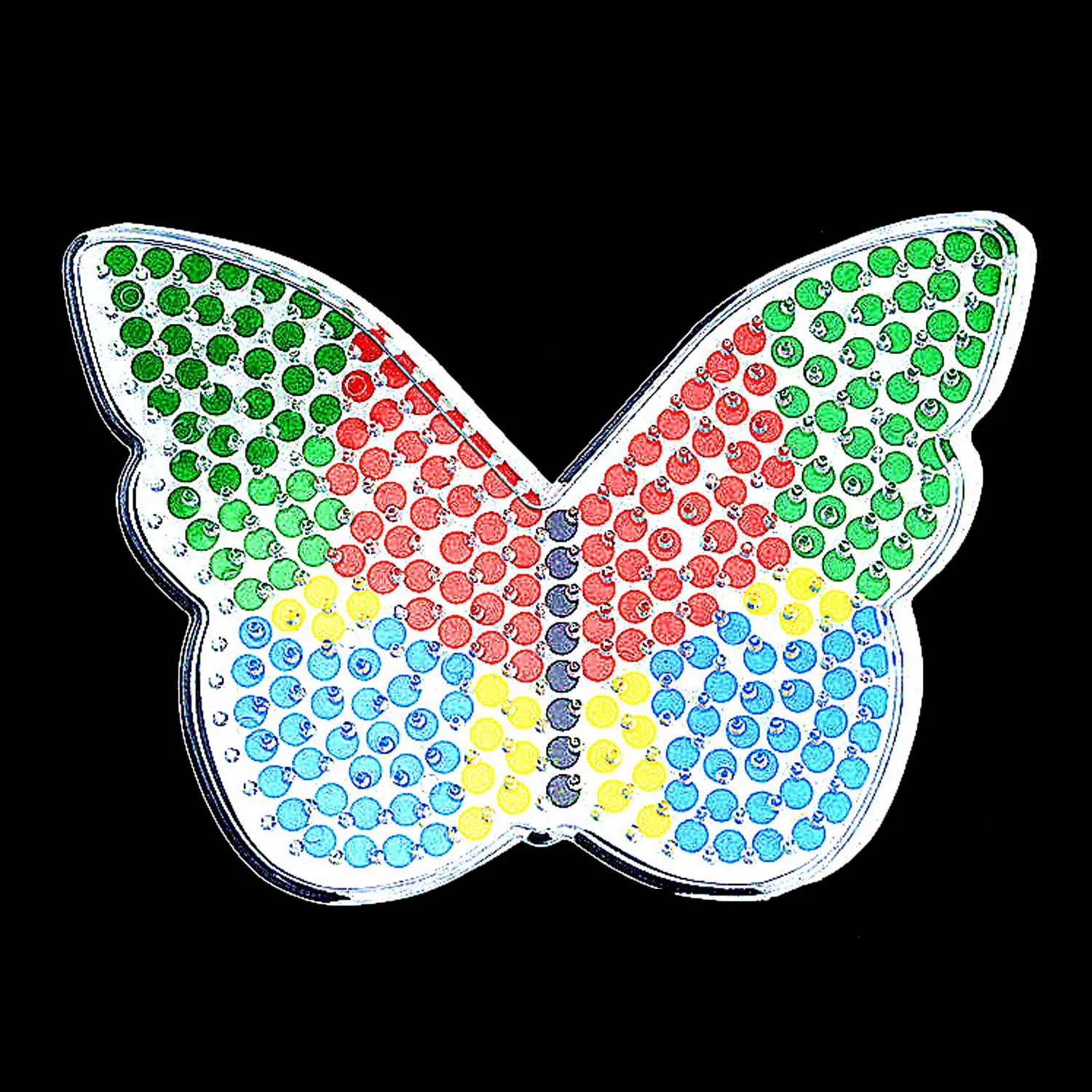 10 шт. симпатичные пластиковые клеговые панели в форме мультяшных животных