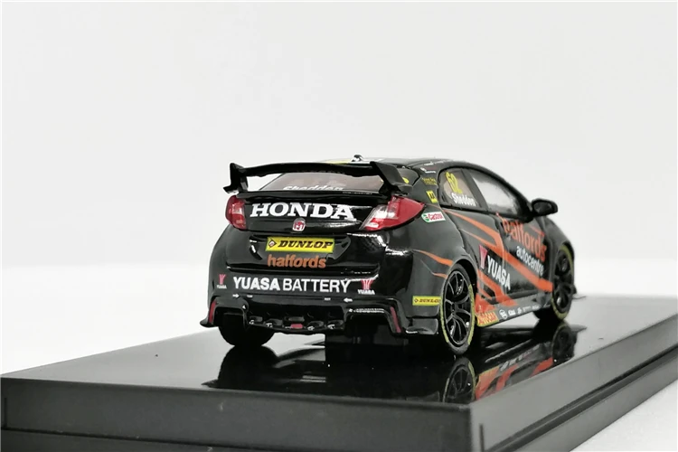 Гудронированное шоссе работает 1: 64 Honda Civic Тип R FK2 BTCC литья под давлением модель автомобиля