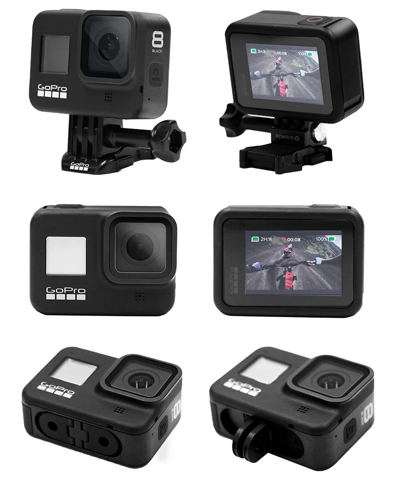 GoPro HERO 8 черная водонепроницаемая Спортивная экшн-камера 4K Ultra HD видео 12 Мп фото 1080p прямая трансляция Go Pro Hero8 видео камера