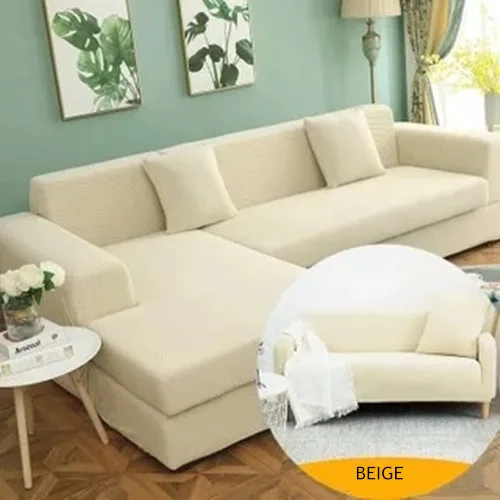 beige Эластичный чехол для дивана, подлокотник высокого качества, упругий угловой диван, чехол для дивана, чехол для дивана, защитный чехол для дивана - Цвет: beige