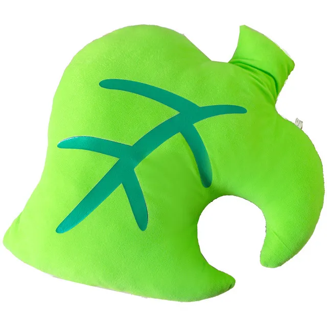 Game Animal Crossed Töltött Vicces Zöld Levél Plüss Baba Gyerekek Dobja A Párnát Gyerekeknek.