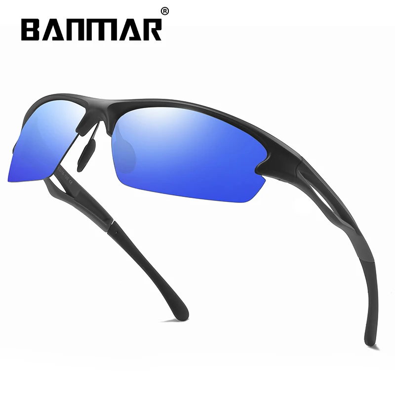 

BANMAR Brand 2019 Men's Polarized Sunglasses TR90 Frame Night Vision Mirror Eyewear Sun glasses Men Goggle lunette de soleil