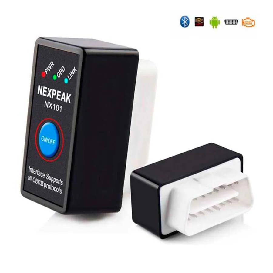 

NEXPEAK NX101 Elm327 Bluetooth V1.5 Engine code reader Mini OBD2 Scanner Car Diagnostic Tool OBD 2 Auto Scanner