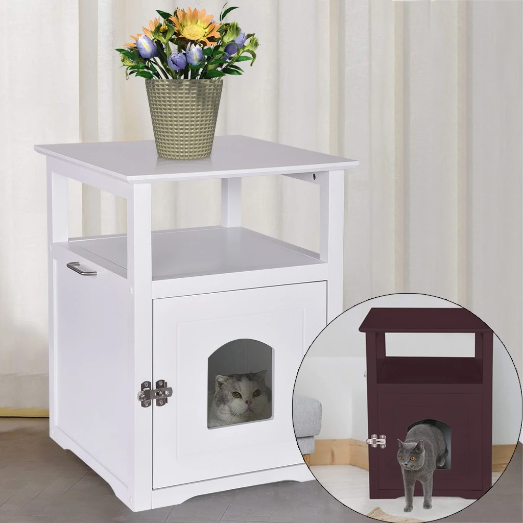 cat box side table