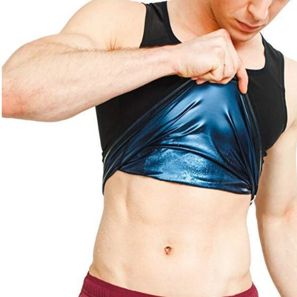 

Sweat Body Shaper Vest Men Women Gym Fitness Advanced Sweatwear Suit Weight Loss Black Fat Burning Sauna Vest Dropshipping 4