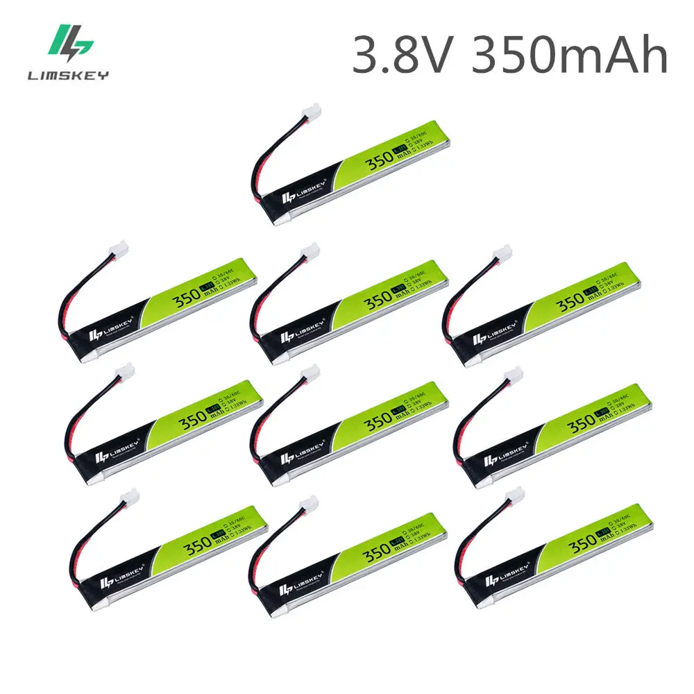 5/10 шт. Limskey 350 мАч 3 8 в 30C/60C Lipo батарея PH2.0 разъем для 65S UK65 индуктивность UR65 Mobula7 Snapper8