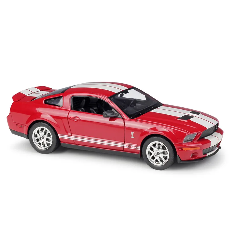 Модель классического автомобиля WELLY 1/24 серии 2007 Shelby Cobra GT500 литой металлический
