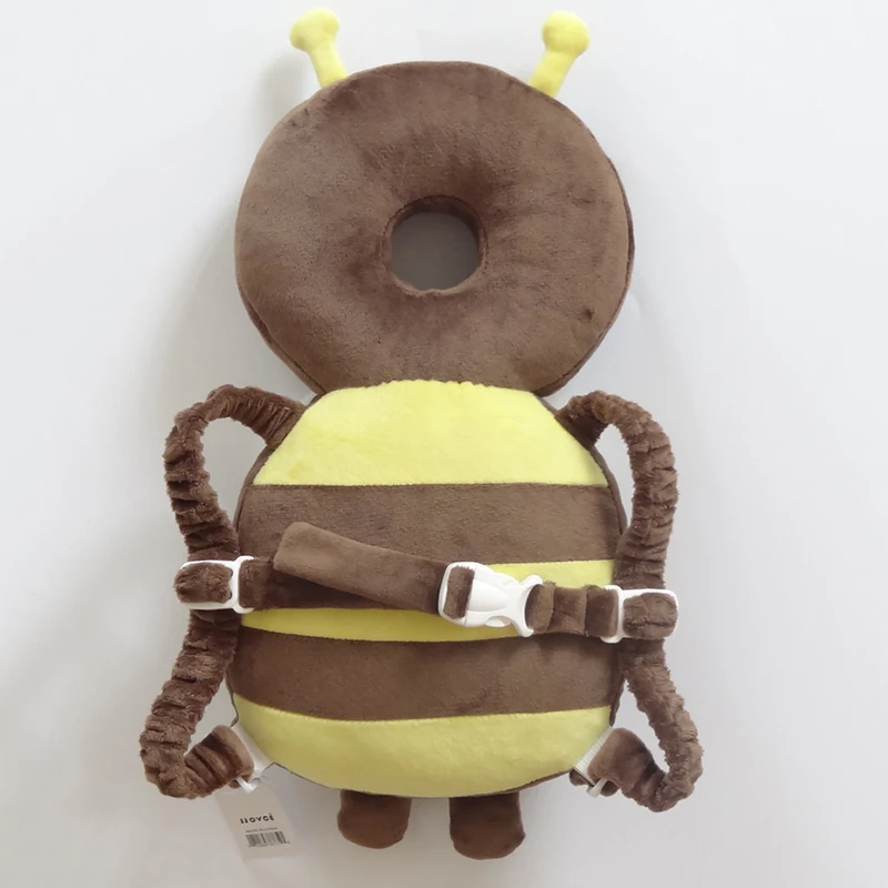 Newborn baby Walking Training Safety Protection pillow Learning Walking Nursing pad cartoon bee Head protection BackpackYTL009