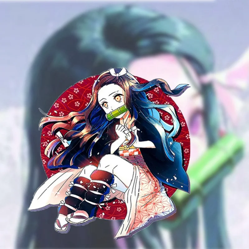 Японское аниме Demon Slayer: Kimetsu No Yaiba Kamado Tanjirou Kamado Nezuko фигурка на акриловой подставке модель стола Декор Косплей Подарки