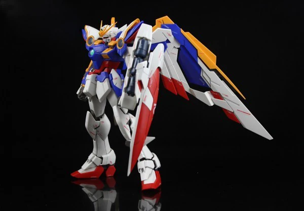 BANDAI MG 1/100 модель Wing Gundam Ver. Ka Kaart Versie Vliegende Vleugel Gemonteerd Tot фигурки