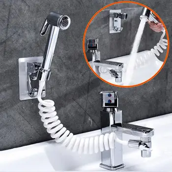 

Bathroom Faucet Sprayer Sprinkler+Base+Hose+Valve Set For Hand Basin Sink With G1 / 2 Thread Spray Shower Faucet