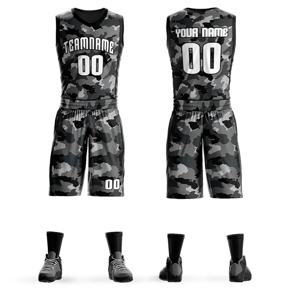 

Custom Breathable Fitness Basketball Jersey With Shorts Outdoor Printed Name/Number Running Sport Training Suit